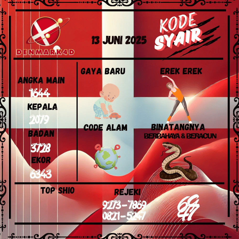 Kode Syair Denmark Pools - Juni Pools