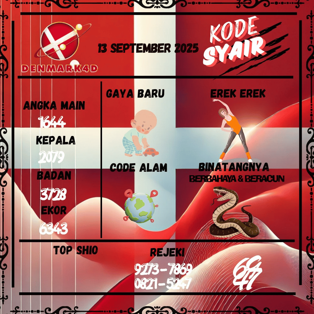 Kode Syair Denmark4D Pools - September  Pools 
