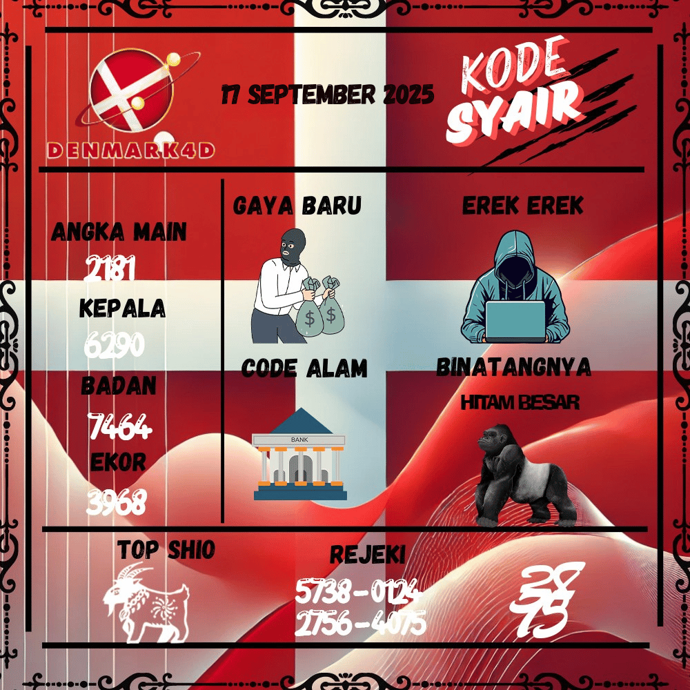 Kode Syair Denmark4D Pools - September  Pools 
