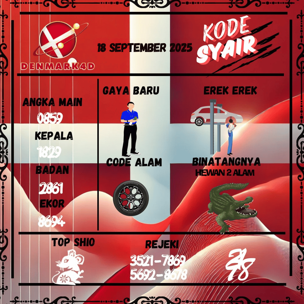 Kode Syair Denmark4D Pools - September  Pools 
