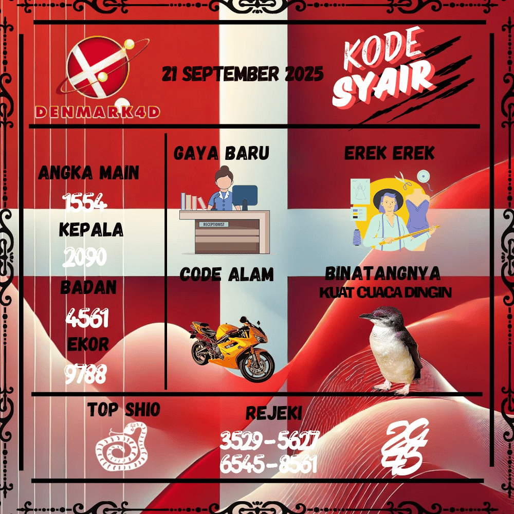 Kode Syair Denmark4D Pools - September  Pools 
