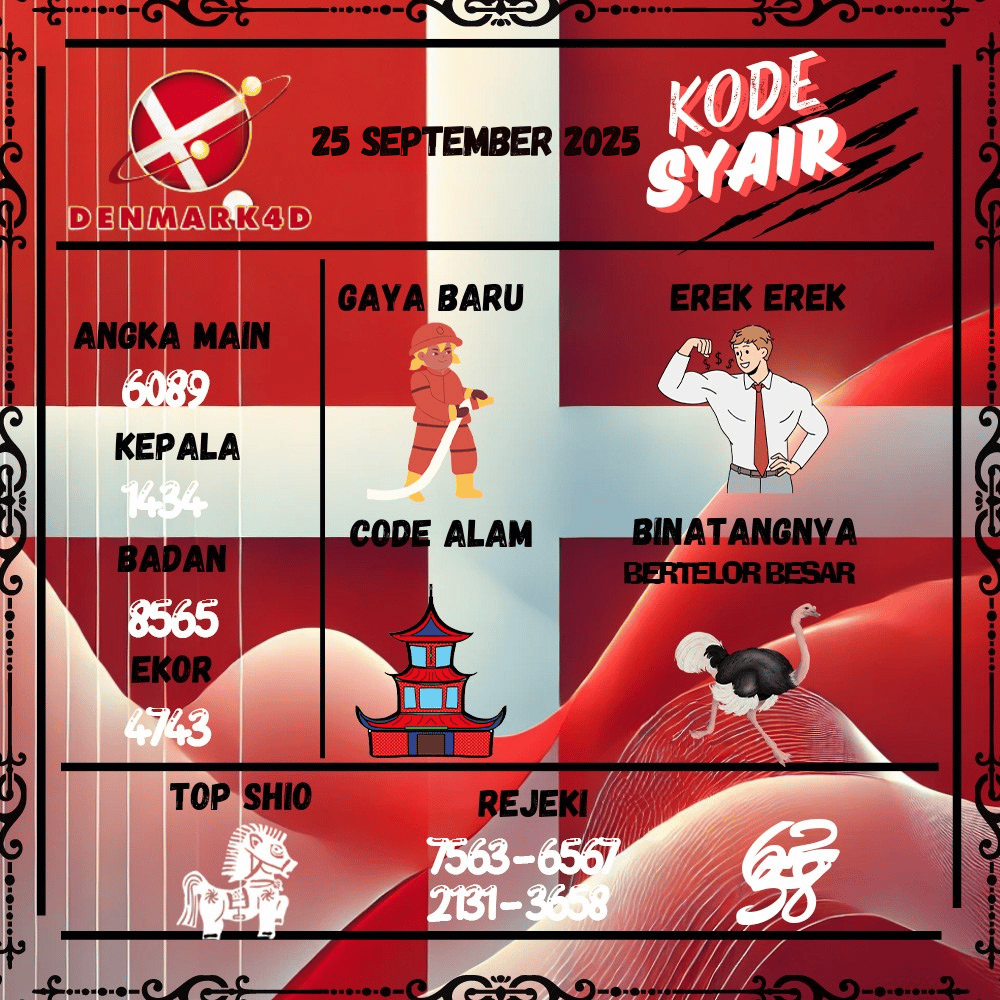 Kode Syair Denmark4D Pools - September  Pools 
