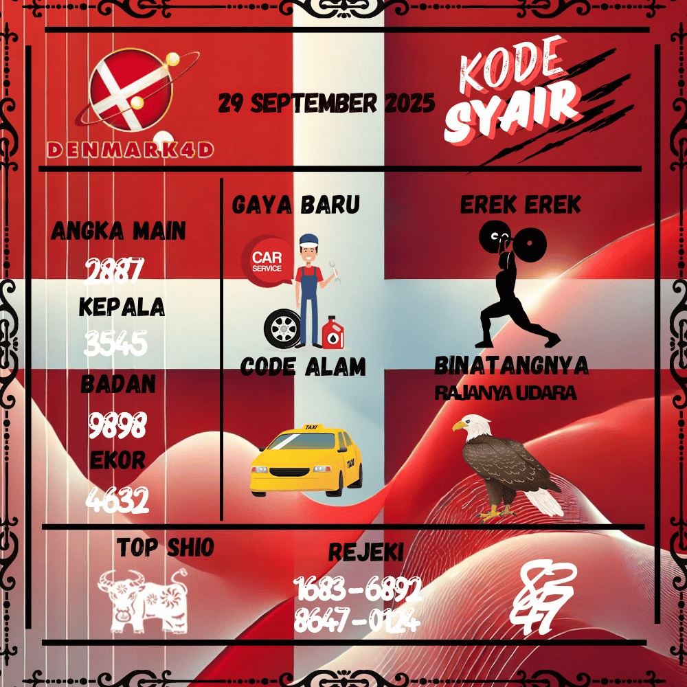 Kode Syair Denmark4D Pools - September  Pools 
