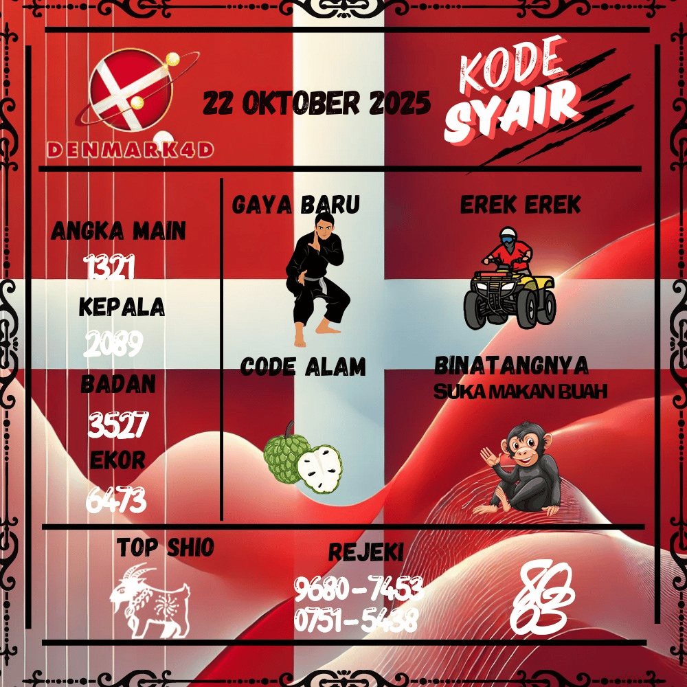 Kode Syair Denmark4D Pools - Oktober Pools