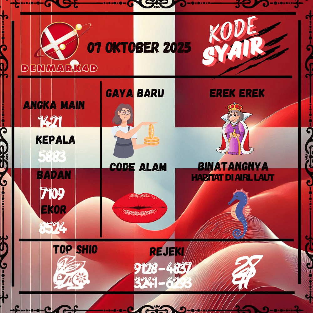 Kode Syair Denmark4D Pools - Oktober Pools